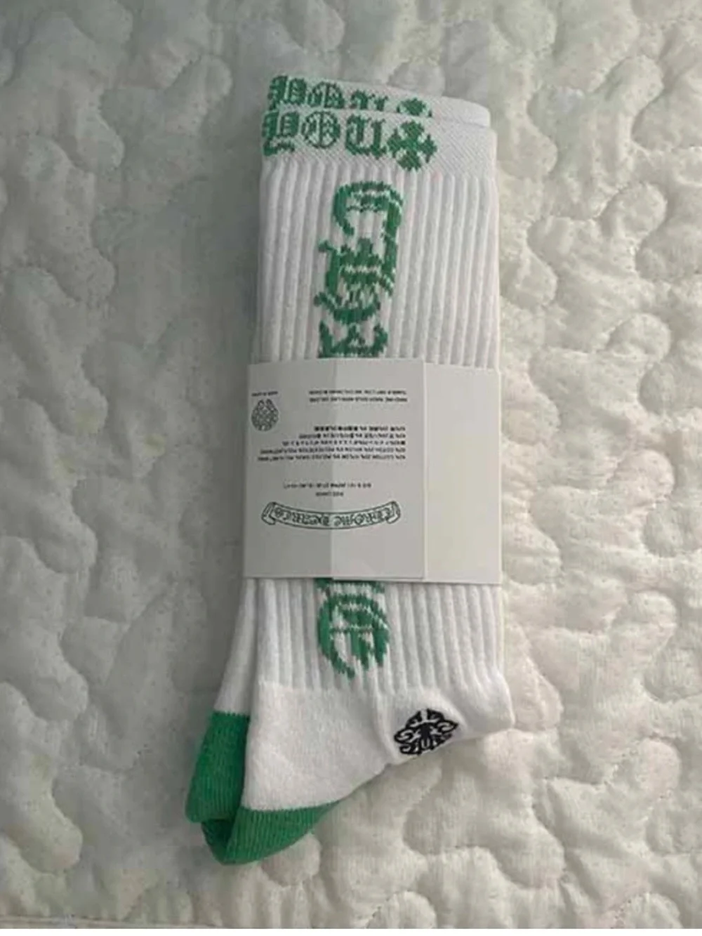 Chrome Hearts Classics Socks White/Green